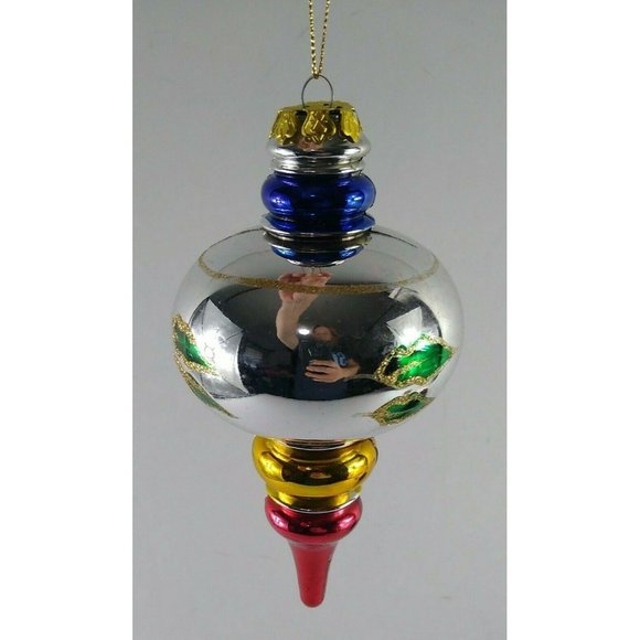 Vintage Christmas Ornaments Lot 1975 Duncan Ceramics Bears 1970s Finial Plastic - Picture 7 of 8